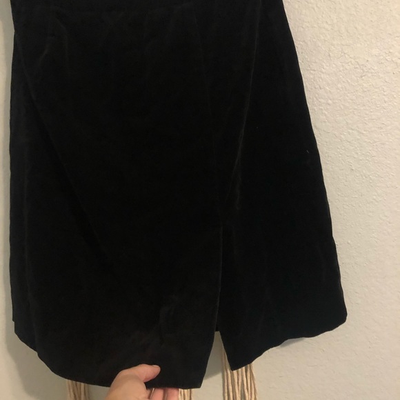 Vintage Velvet High Waist Skirt - Picture 2 of 2